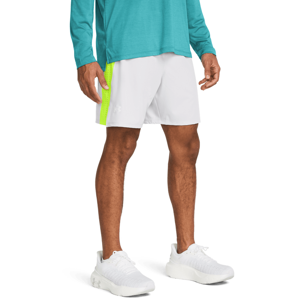 UA Nch Elite 7  Short Pantaloneta gris de hombre para correr