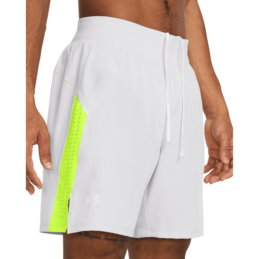 UA Nch Elite 7  Short Pantaloneta gris de hombre para correr