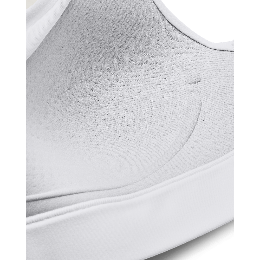 UA Infinity High Bra Top blanco de mujer para entrenamiento