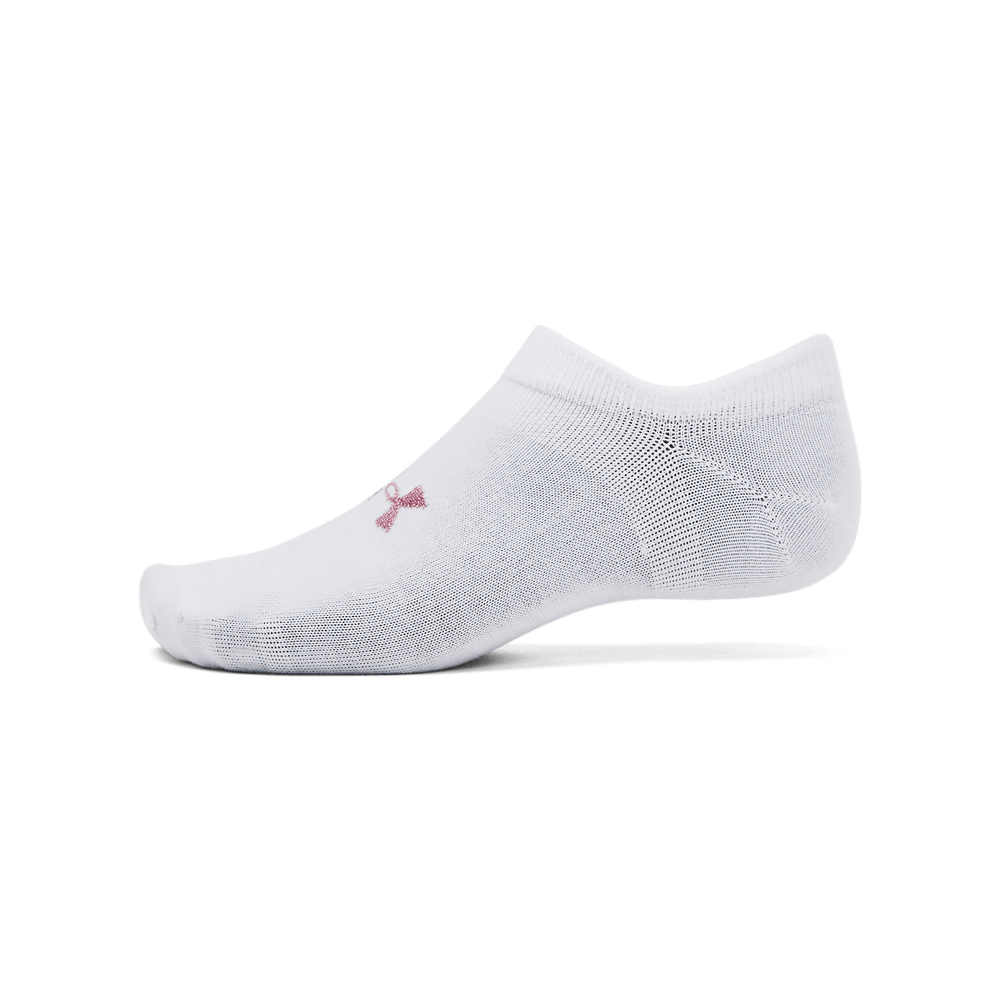 UA Essential No Show 3Pk Medias blanco de hombre para entrenamiento