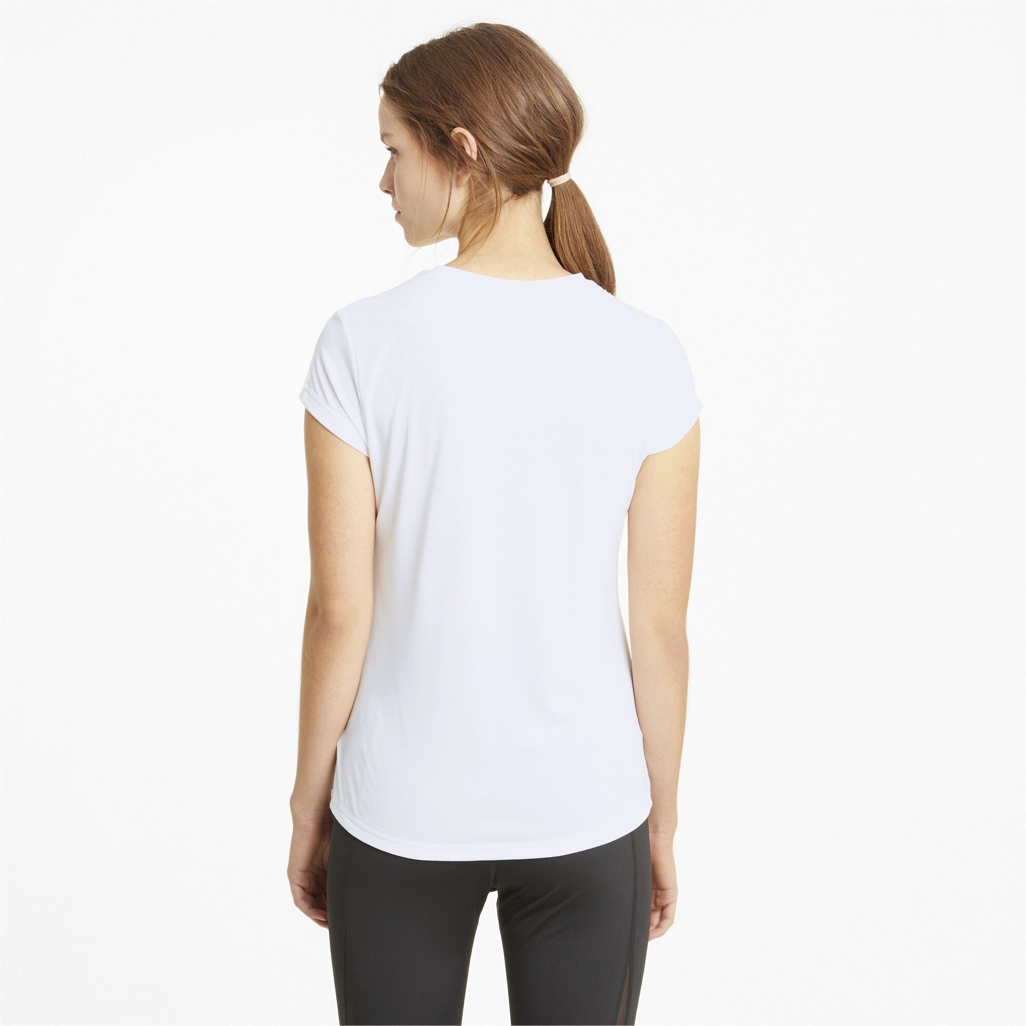 Puma Active Tee W Camiseta Manga Corta blanco de mujer lifestyle