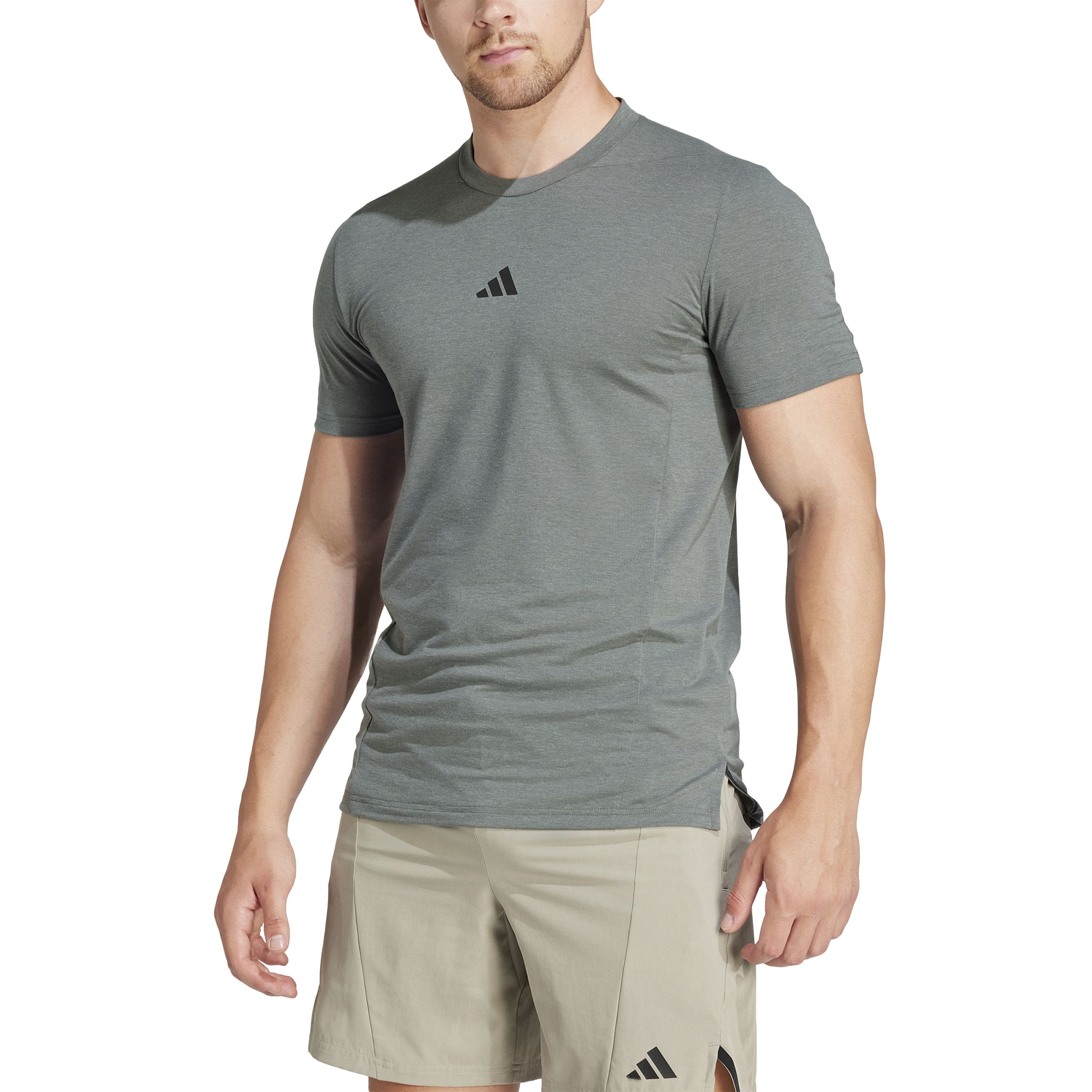 Adidas Camiseta Designed For T Manga Corta verde de hombre para entrenamiento