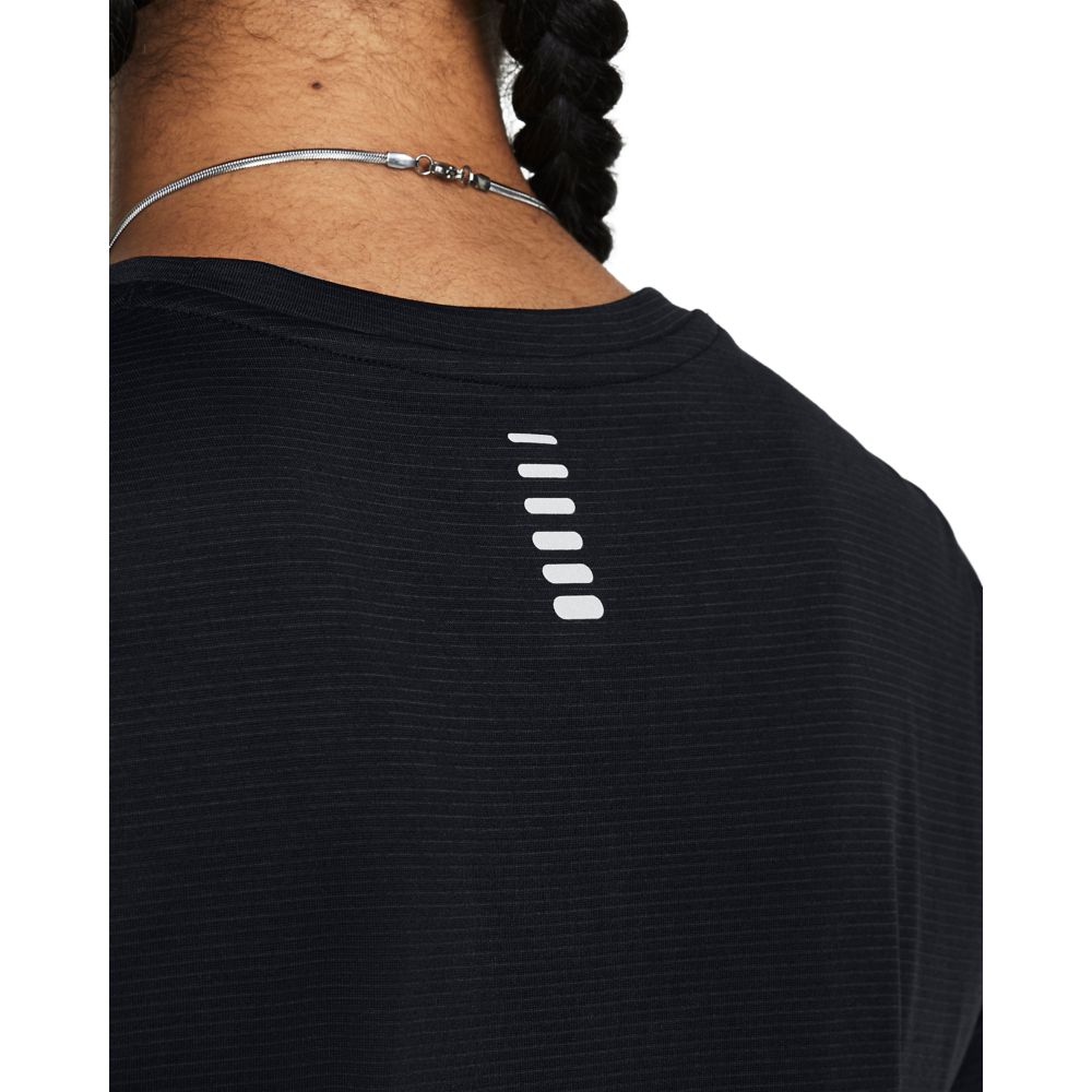 UA Streaker Ss Camiseta Manga Corta negro de mujer para correr