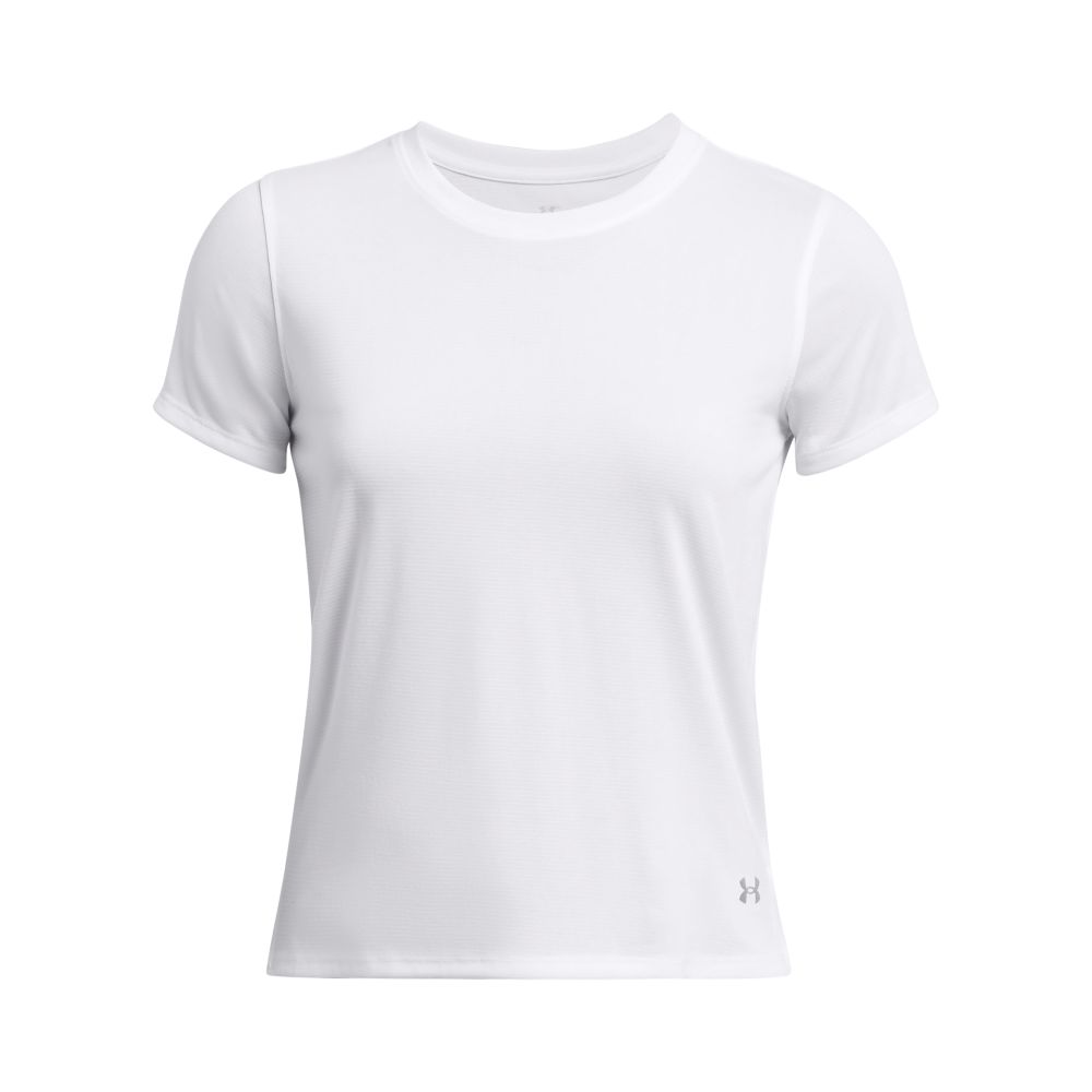 UA Streaker Ss Camiseta Manga Corta blanco de mujer para correr