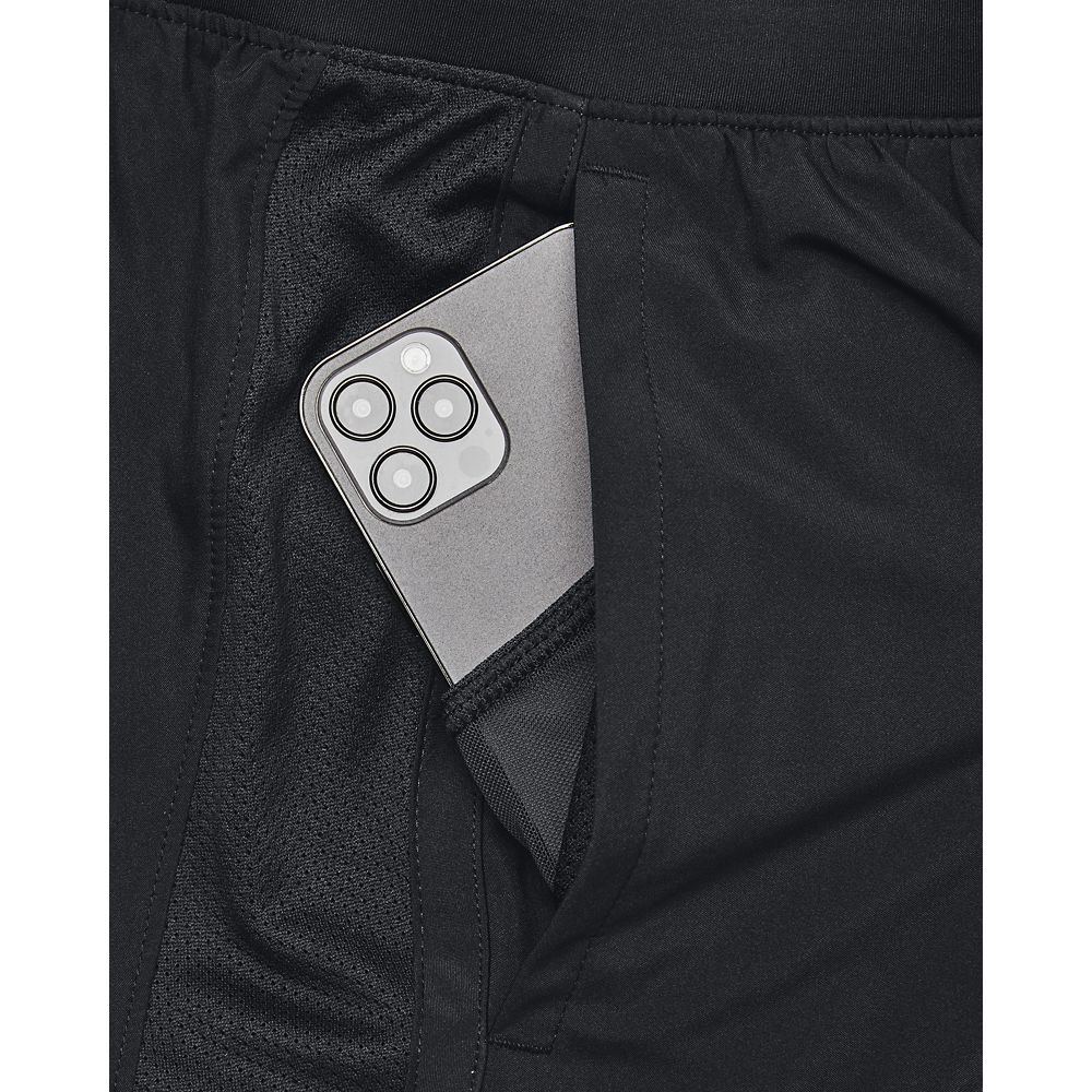 UA Launch 5  2-In-1 Short Pantaloneta negro de hombre para correr