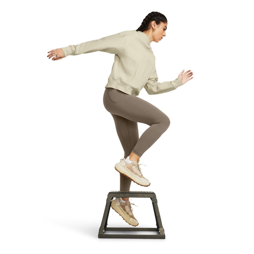 UA Idian Ankle Leg Licra cafe de mujer para entrenamiento
