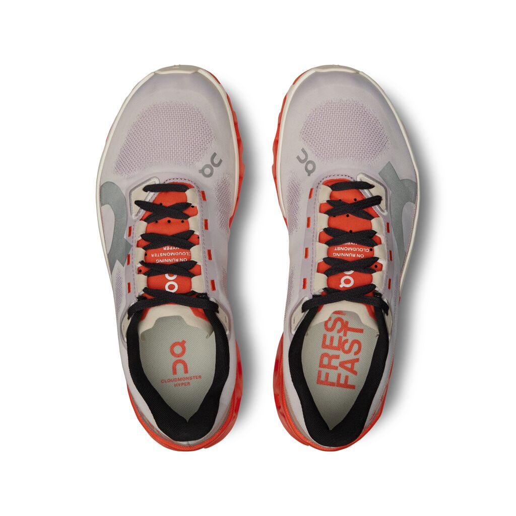 On Cloudmonster Hyper Tenis Naranja De Mujer Para Correr