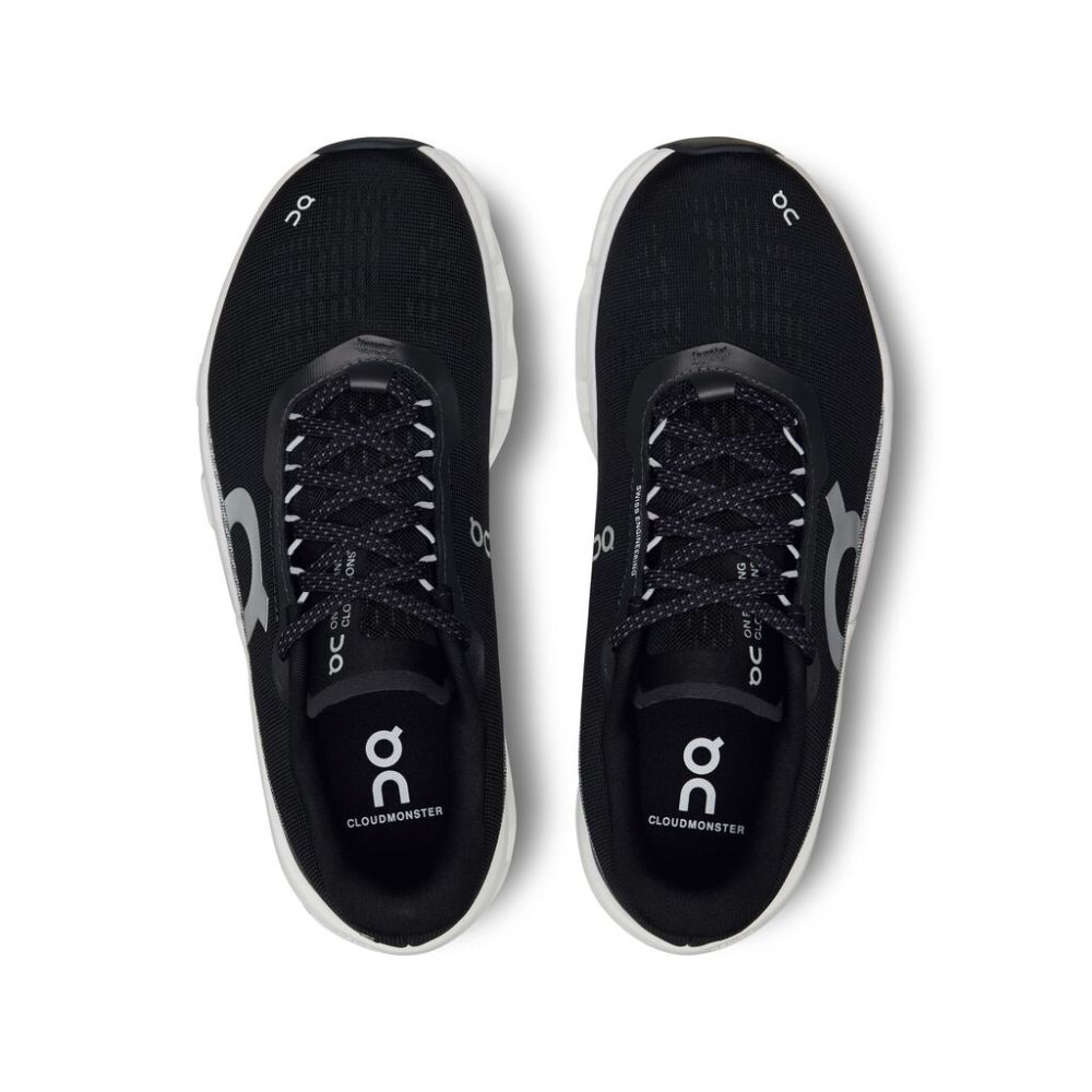 On Cloudmonster 2 Tenis Negro De Mujer Para Correr