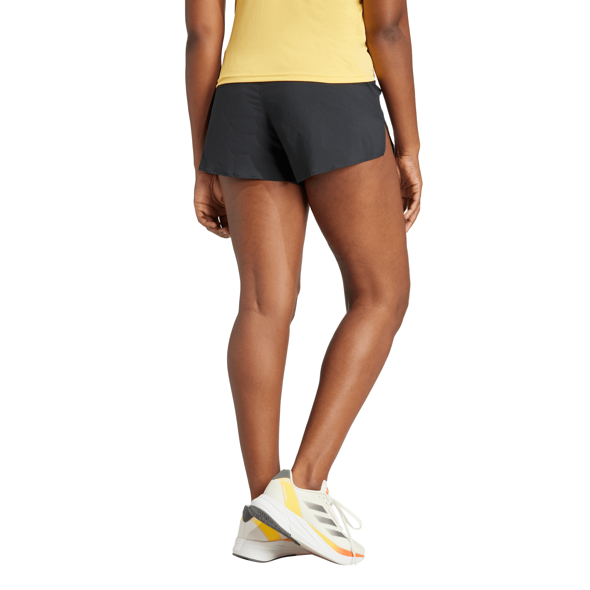 Adidas Adizero E Short Pantaloneta negro de mujer para correr