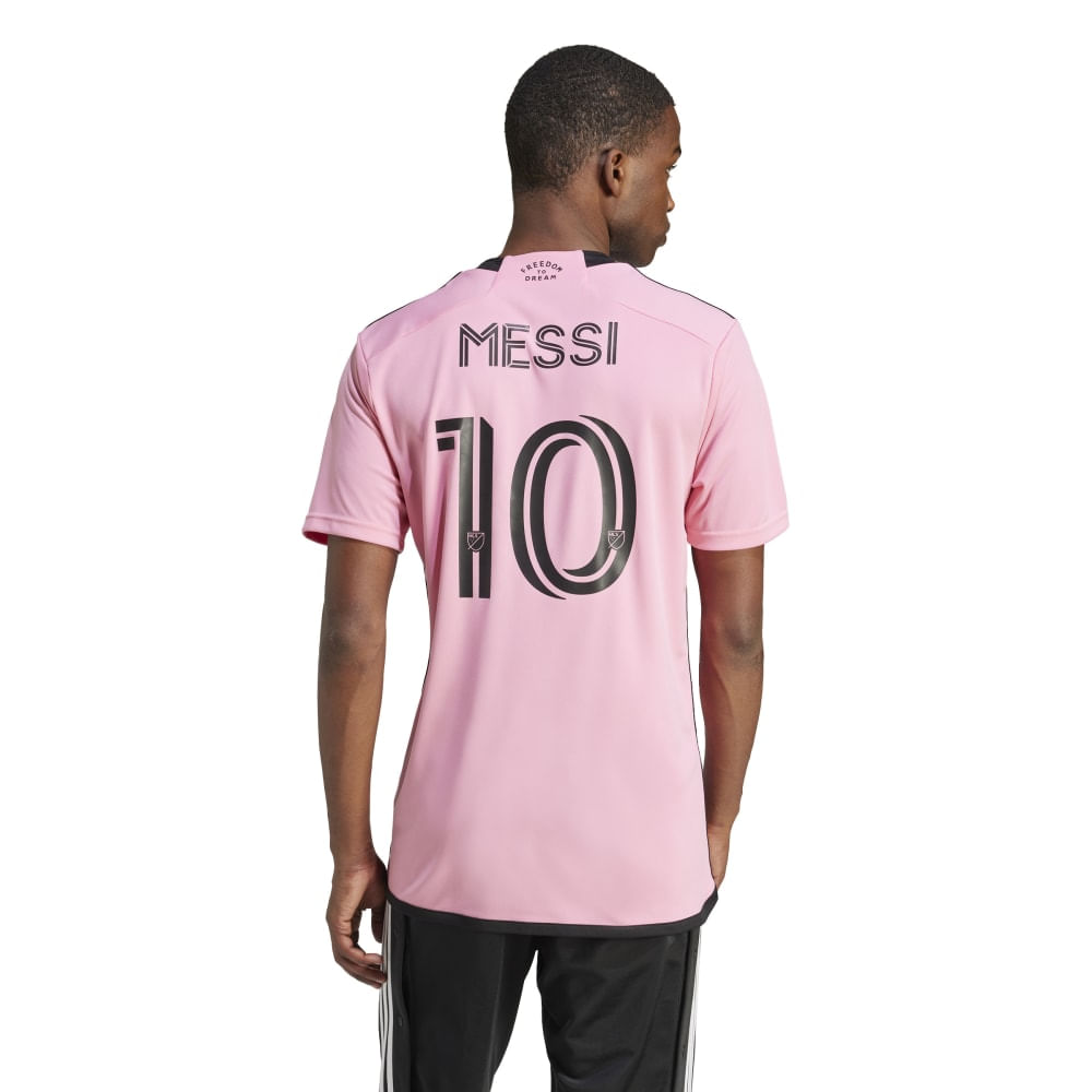 Adidas Inter Miami Camiseta Manga Corta rosado de hombre para futbol