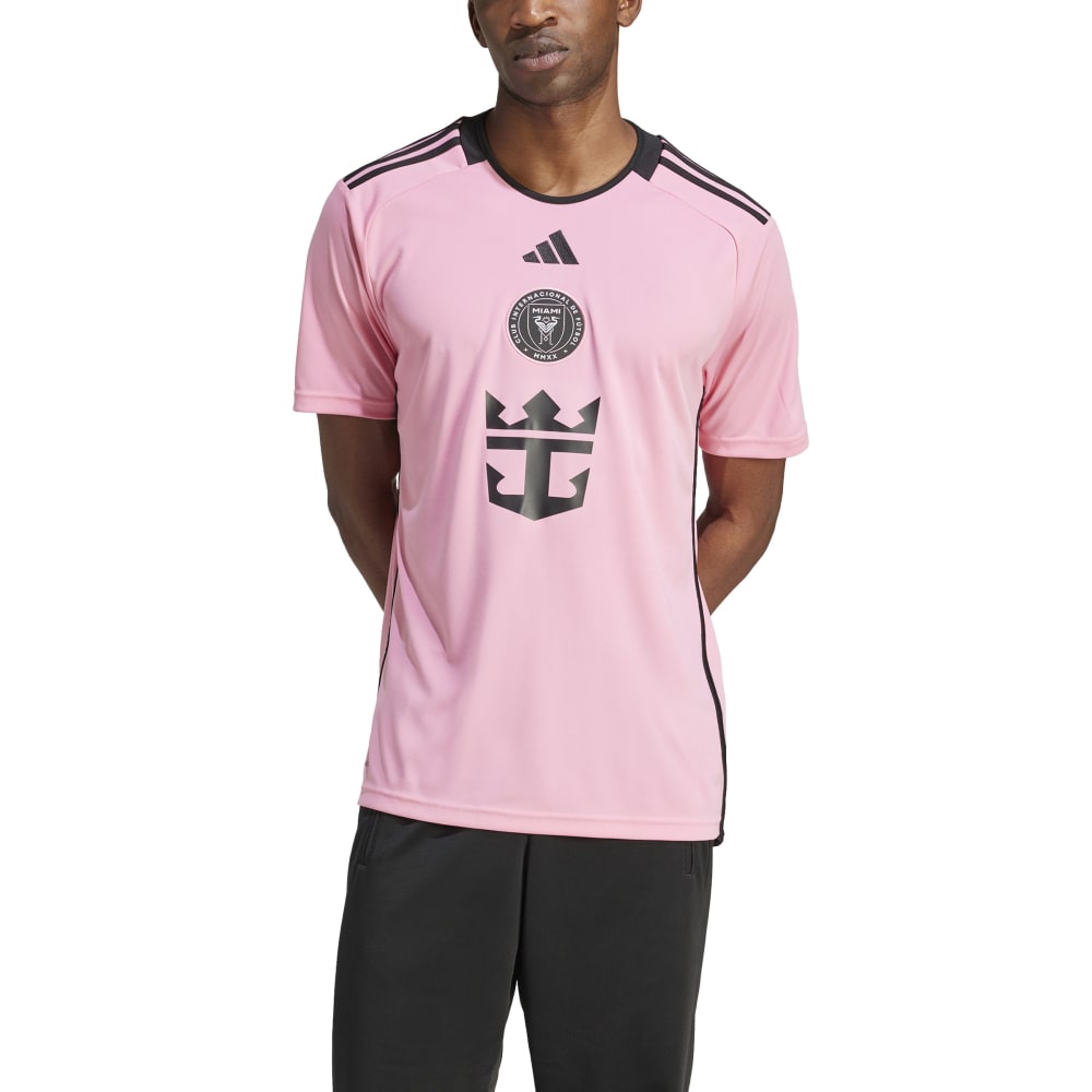 Adidas Inter Miami Camiseta Manga Corta rosado de hombre para futbol