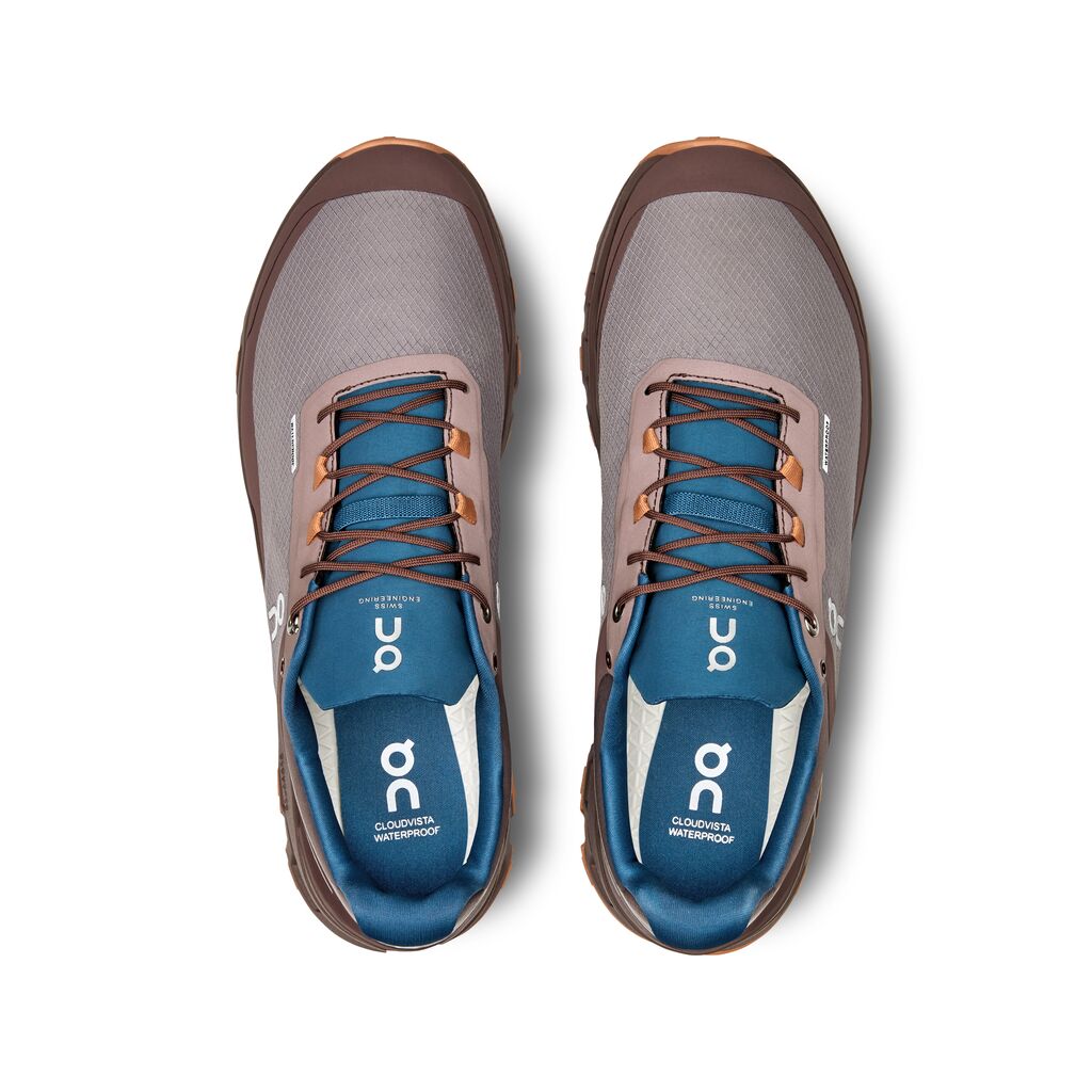 On Cloudvista Waterproof Tenis cafe de mujer para outdoor