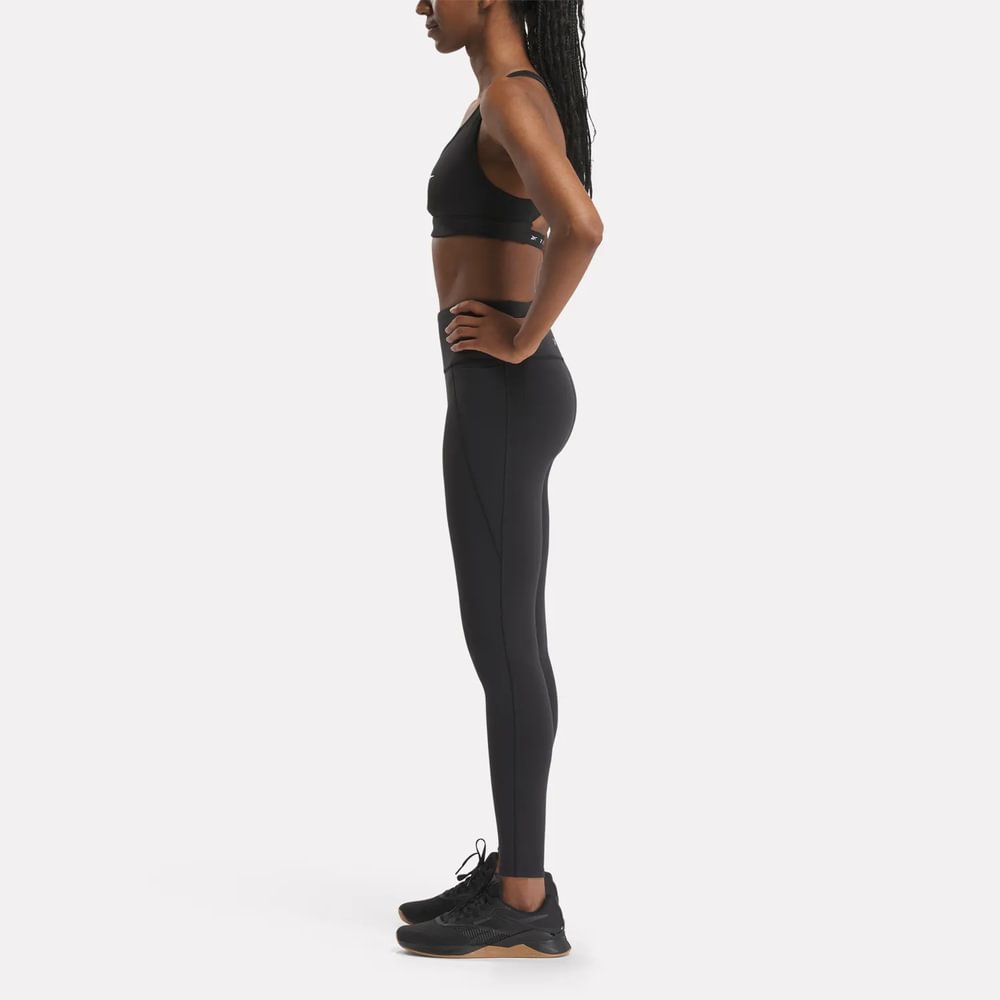 Reebok Lux Hr Tight Licra negro de mujer para entrenamiento