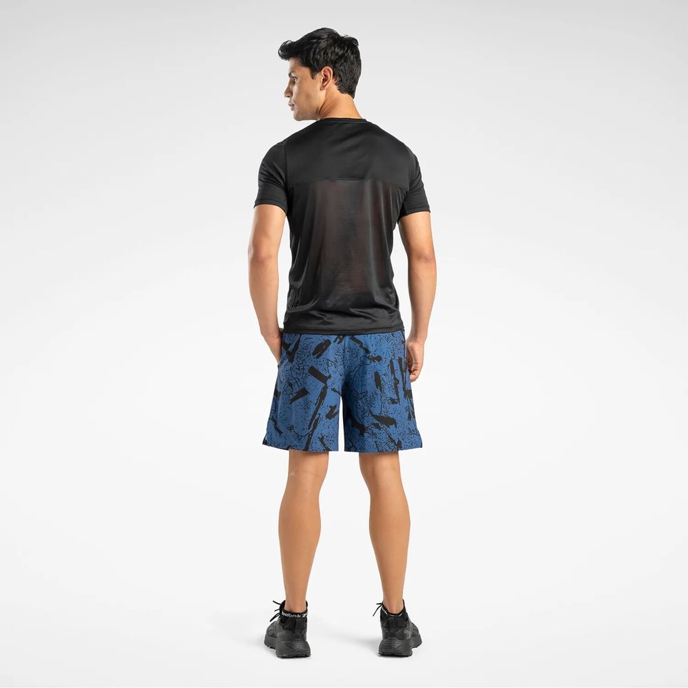 Reebok Running Ss Speedwick Tee Camiseta Manga Corta negro de hombre para correr