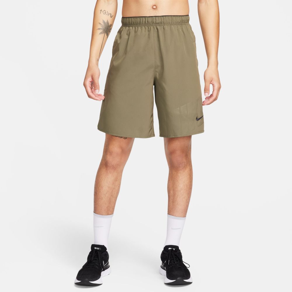 Nike M Nk Df Challenger 9Ul Hbr Pantaloneta verde de hombre para correr