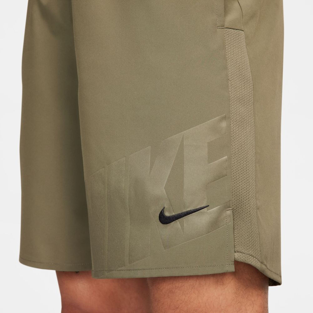Nike M Nk Df Challenger 9Ul Hbr Pantaloneta verde de hombre para correr