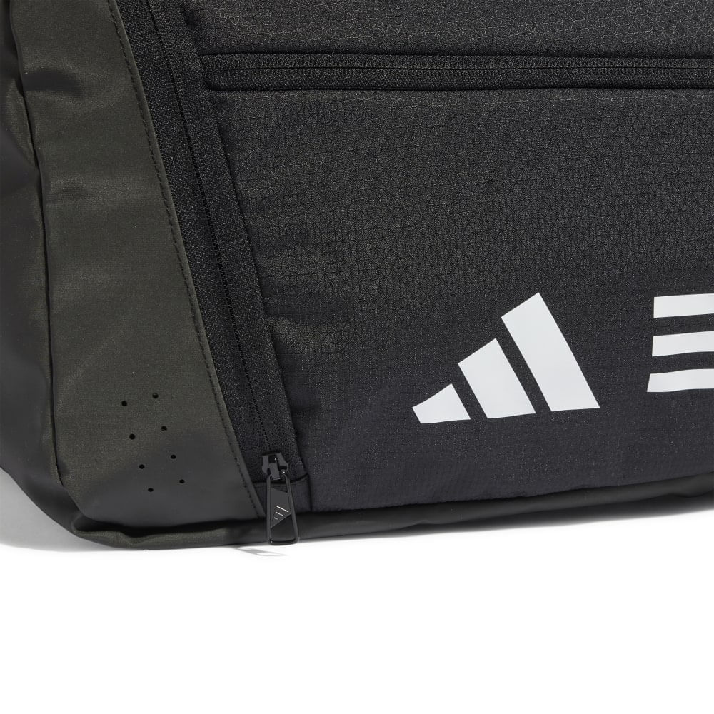 Adidas Maleta Deportiva Essentials 3 Rayas Medi negro unisex para entrenamiento