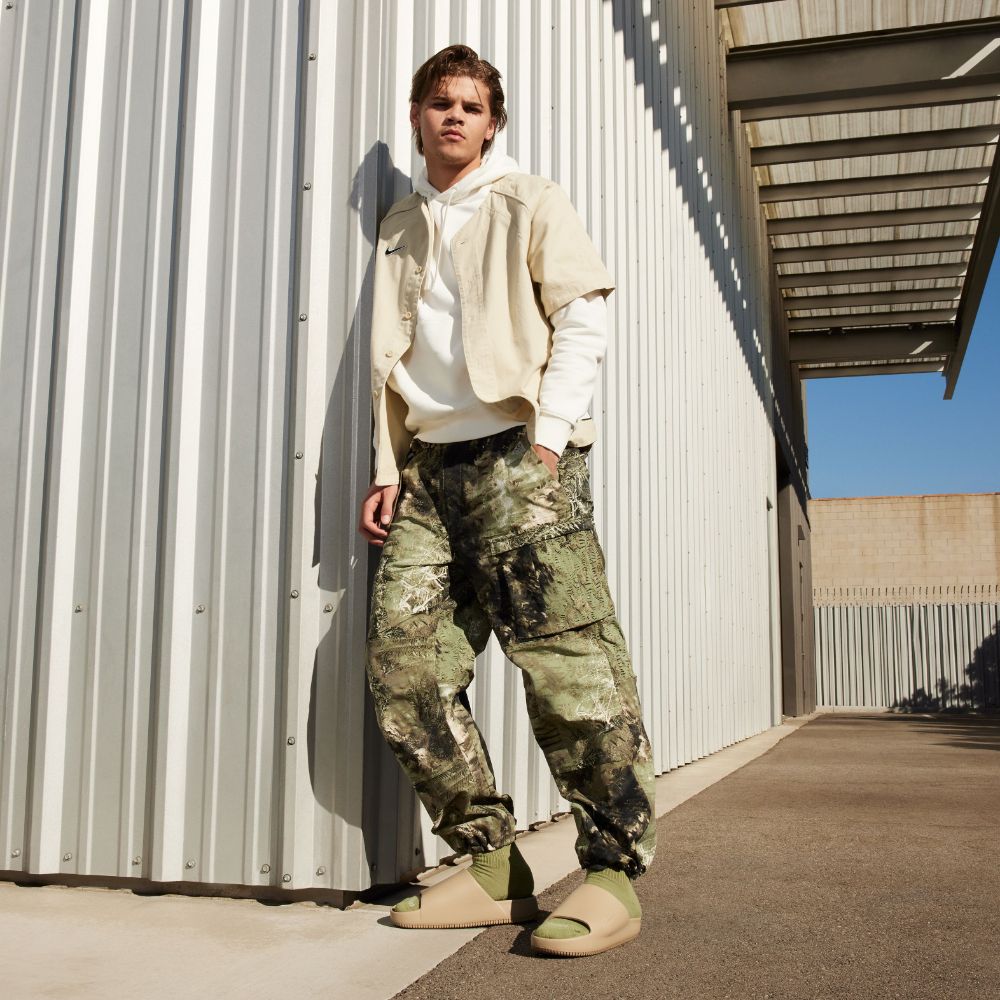 Nike Calm Slide Sandalias cafe de hombre para natacion