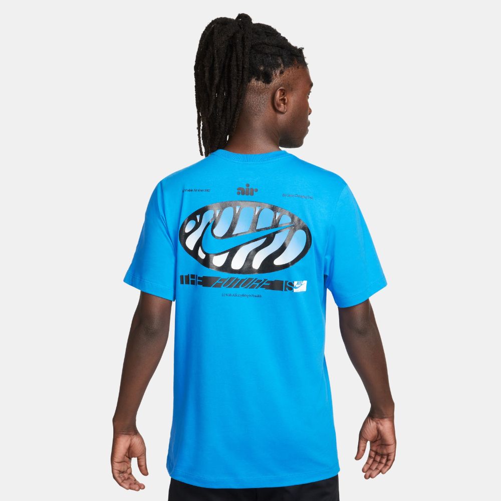 Nike U Nsw Tee Am Day Lbr Air Camiseta Manga Corta azul de hombre lifestyle
