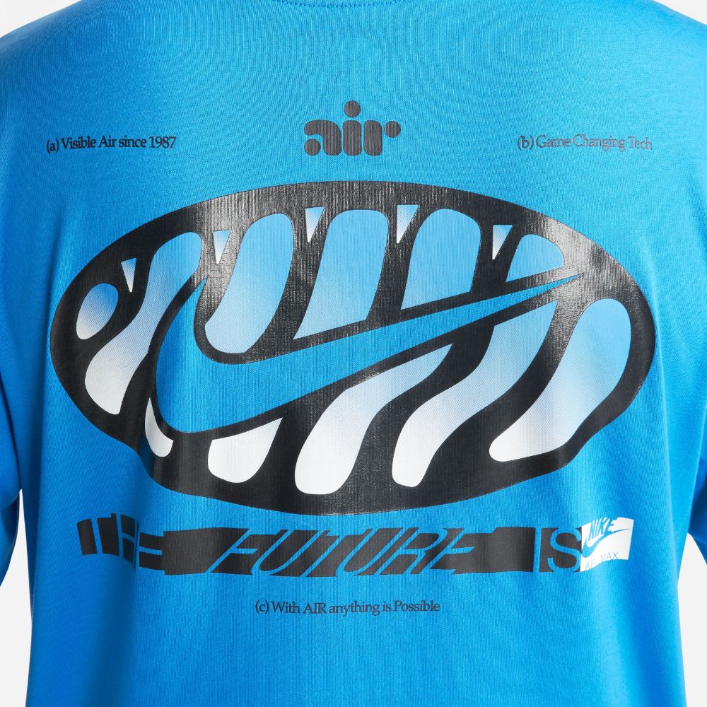 Nike U Nsw Tee Am Day Lbr Air Camiseta Manga Corta azul de hombre lifestyle