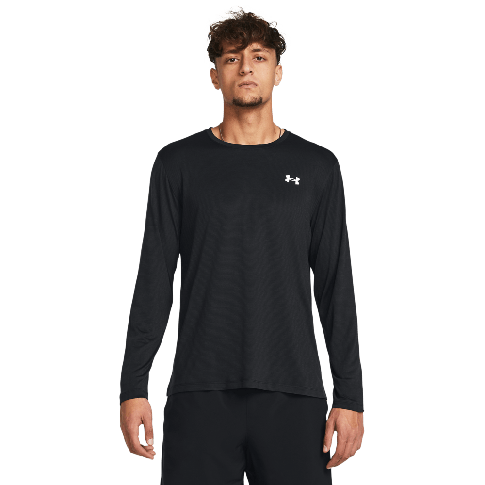 Under Armour Ua Streaker Long Sleeve Camiseta Manga Larga Negro De Hombre Para Correr