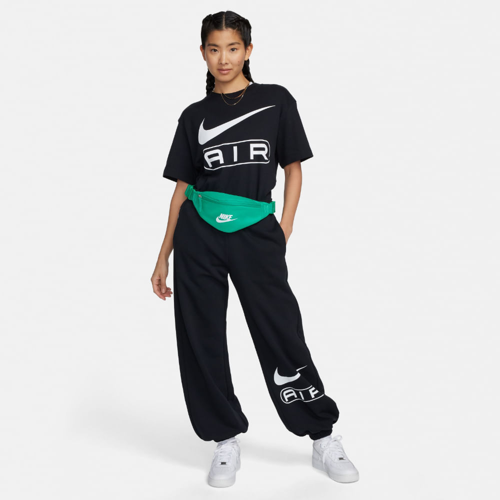 Nike Nk Heritage S Waistpack Canguro verde de hombre lifestyle