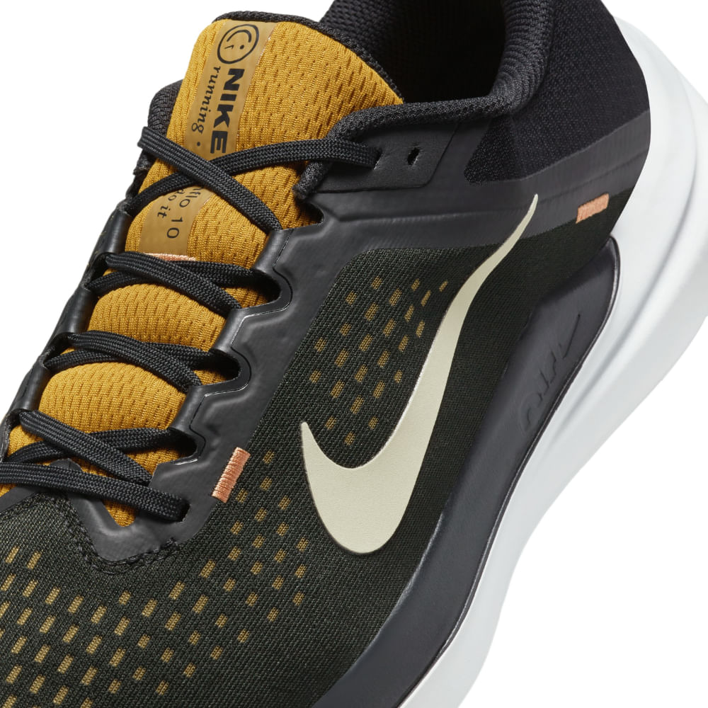 Nike Air Winflo 10 Tenis negro de hombre para correr