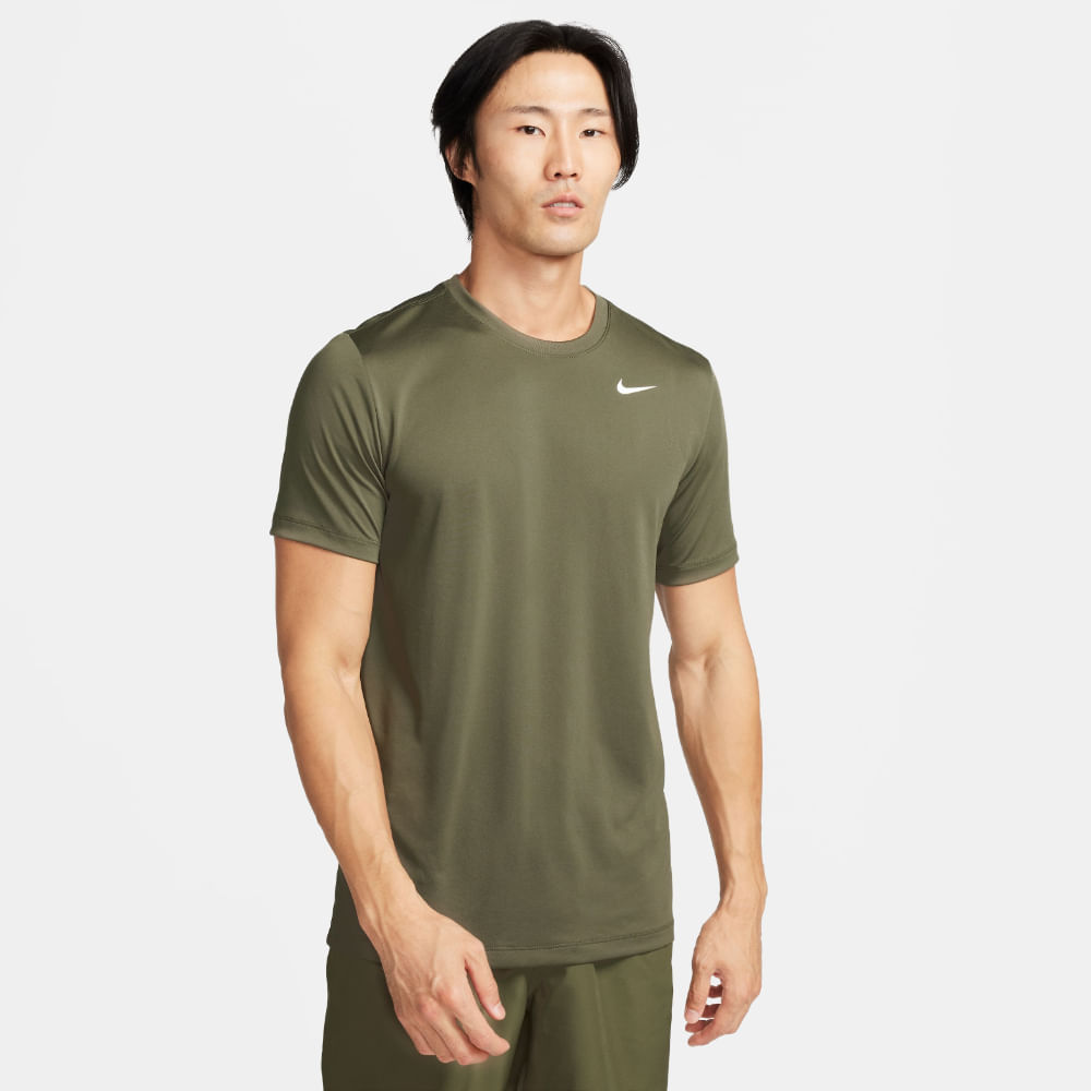 Nike M Nk Df Tee Rlgd Reset Camiseta Manga Corta verde de hombre para entrenamiento