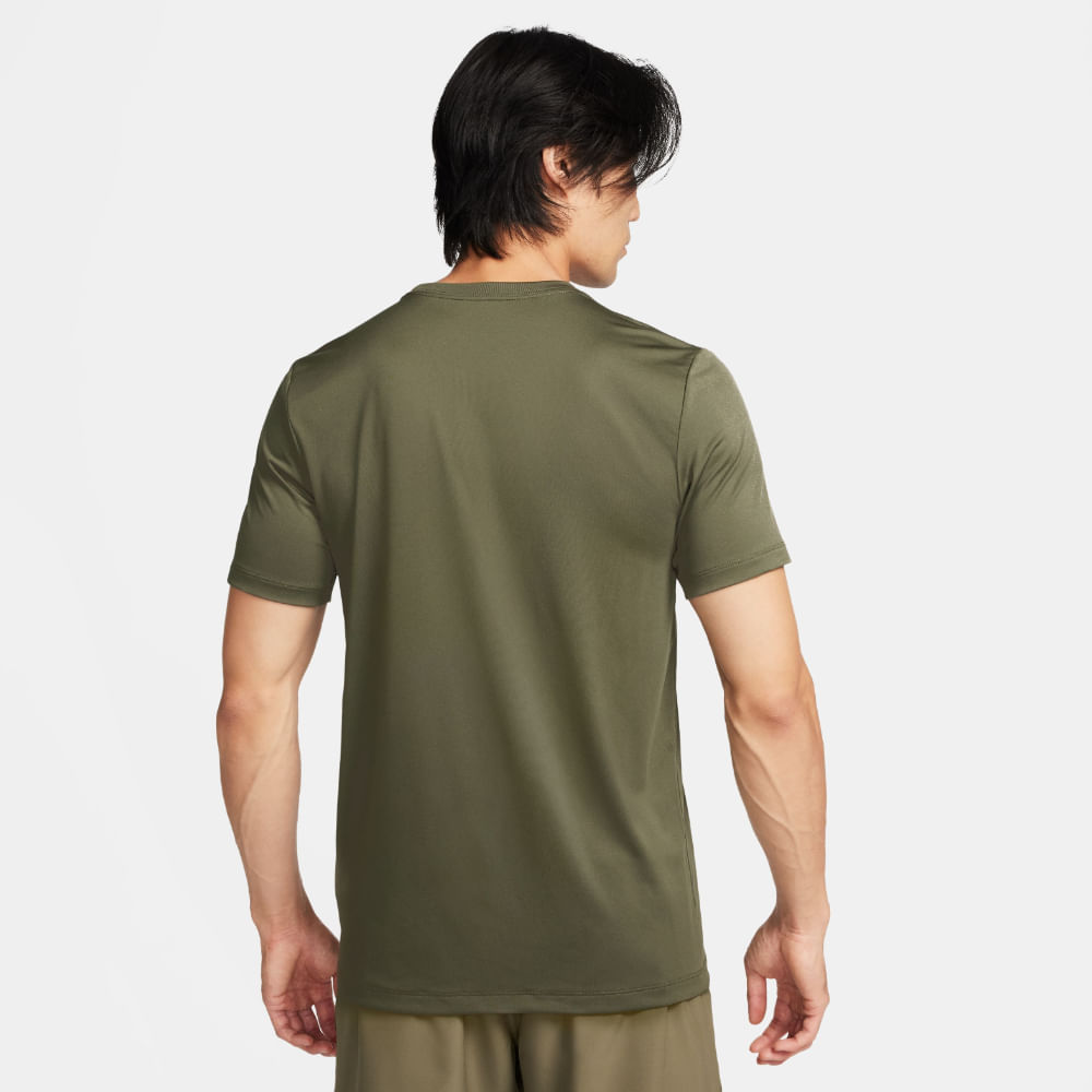 Nike M Nk Df Tee Rlgd Reset Camiseta Manga Corta verde de hombre para entrenamiento