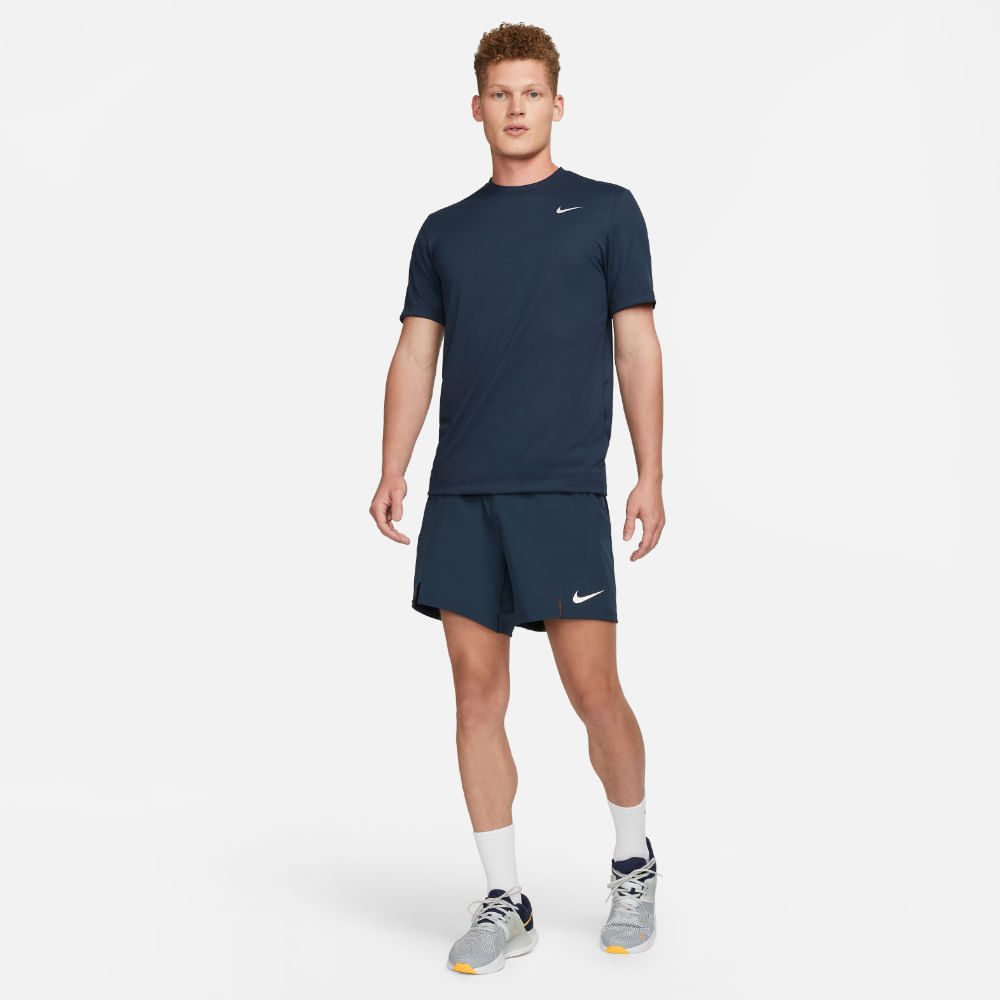 Nike M Nk Df Tee Rlgd Reset Camiseta Manga Corta azul de hombre para entrenamiento
