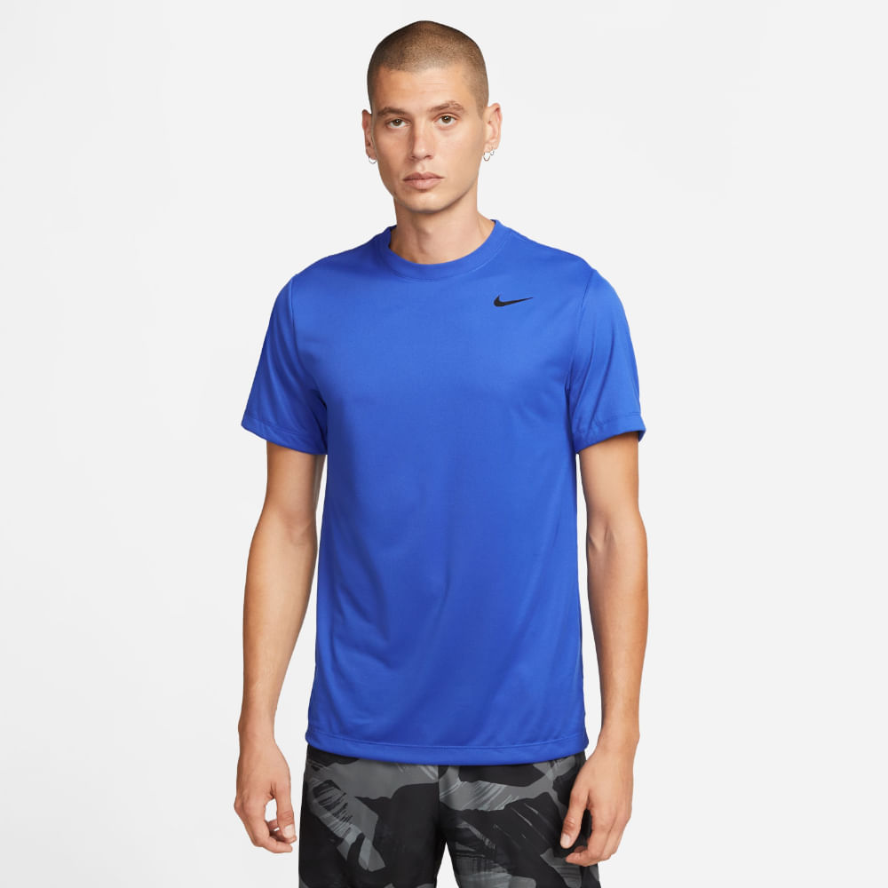 Nike M Nk Df Tee Rlgd Reset Pantaloneta azul de hombre para entrenamiento