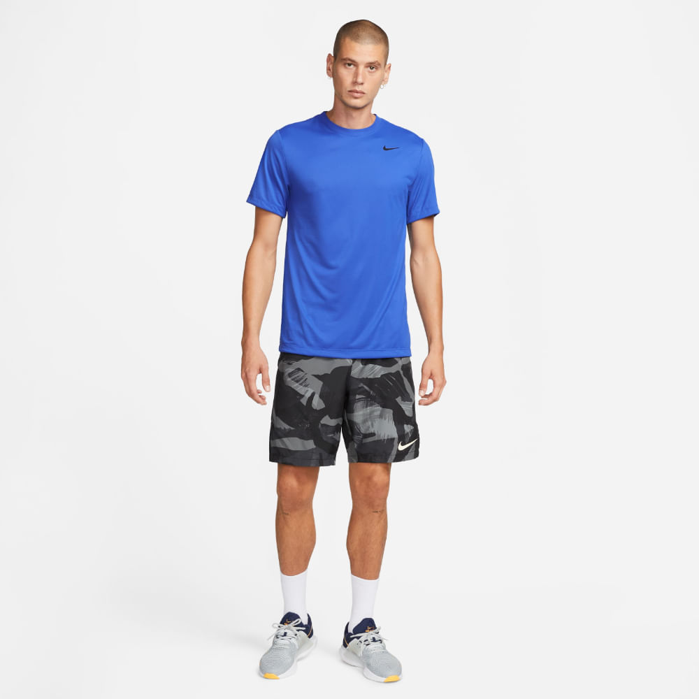 Nike M Nk Df Tee Rlgd Reset Pantaloneta azul de hombre para entrenamiento