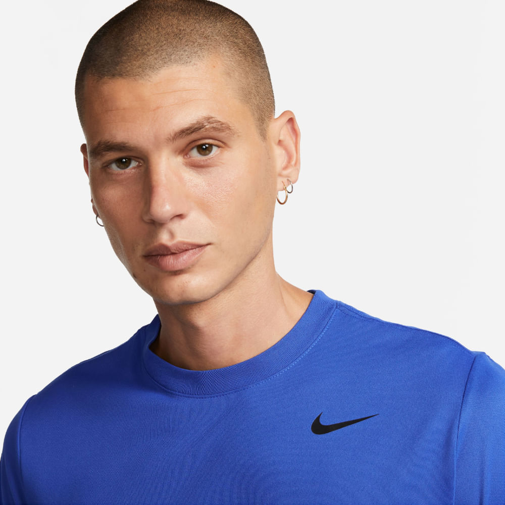 Nike M Nk Df Tee Rlgd Reset Pantaloneta azul de hombre para entrenamiento