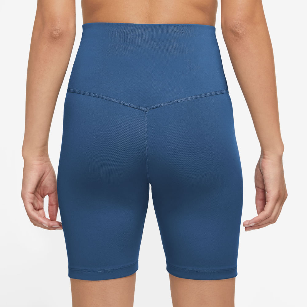 Nike W Nk One Df Hr 7In Short Licras Cortas Azul De Mujer Para Entrenamiento