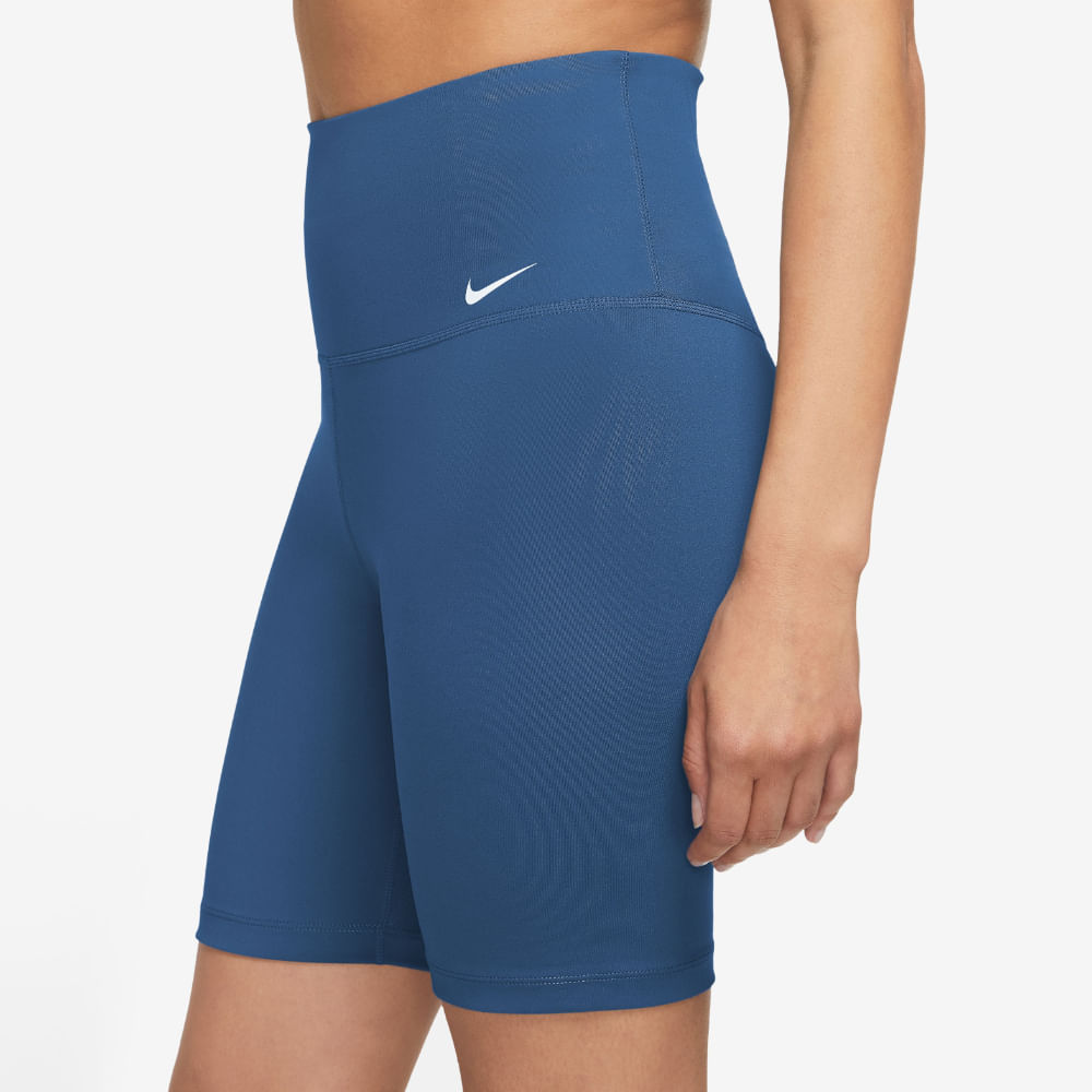 Nike W Nk One Df Hr 7In Short Licras Cortas Azul De Mujer Para Entrenamiento