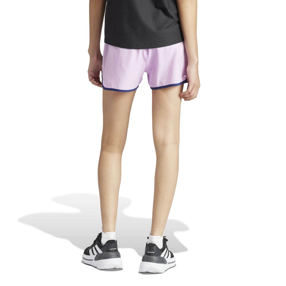Adidas Short Run It morado de mujer para correr