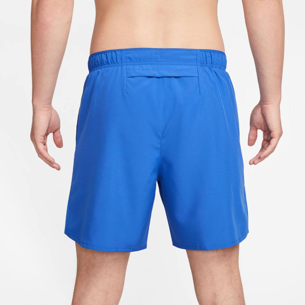 Nike M Nk Df Challenger 7Bf Short Pantaloneta azul de hombre para correr