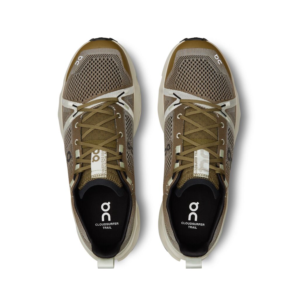 On Cloudsurfer Trail 1 Tenis Cafe De Hombre Para Outdoor