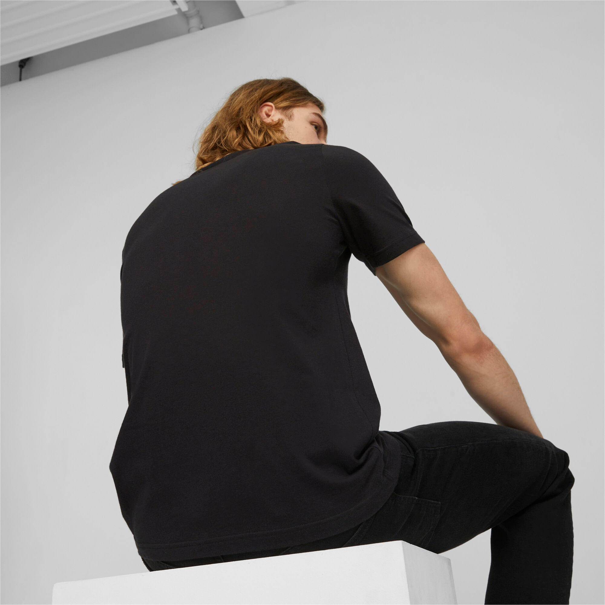 Puma Ess Camo Graphic Tee Camiseta Manga Corta Negro De Hombre Para Moda