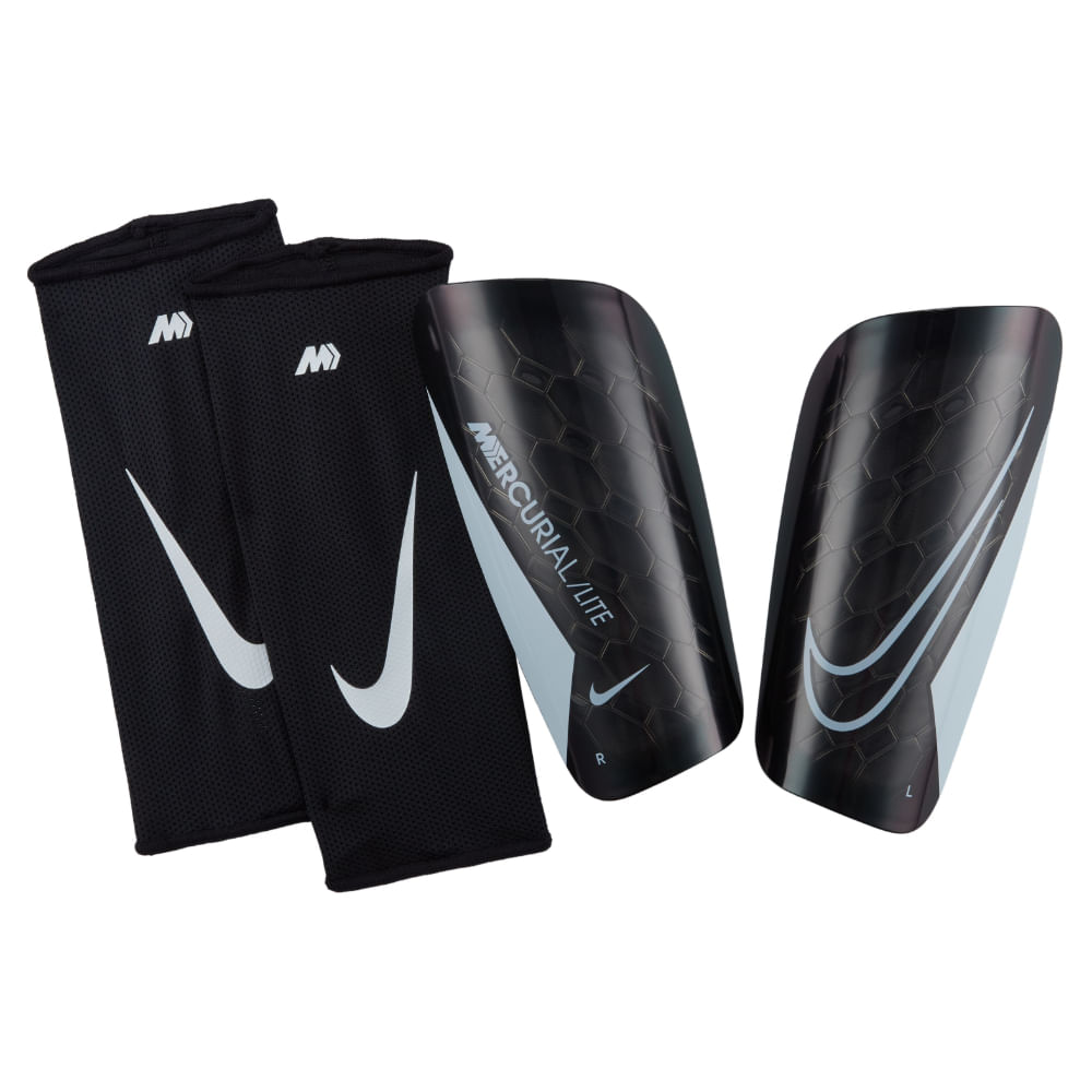 Nike Nk Merc Lite Canilleras Negro De Hombre Para Futbol