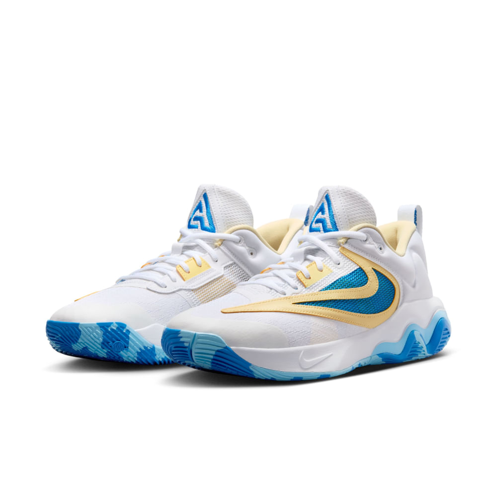 Nike Giannis Immortality 3 Tenis Blanco De Hombre Para Baloncesto