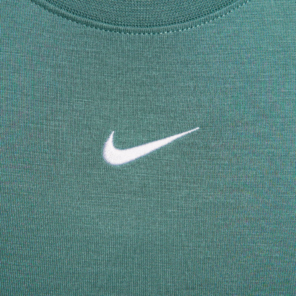 Nike W Nsw Tee Essntl Slim Crp Lbr Camiseta Verde De Mujer Para Moda
