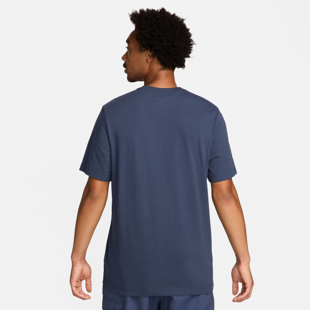 Nike M Nsw Tee Fw Cnct Camiseta Azul De Hombre Para Moda