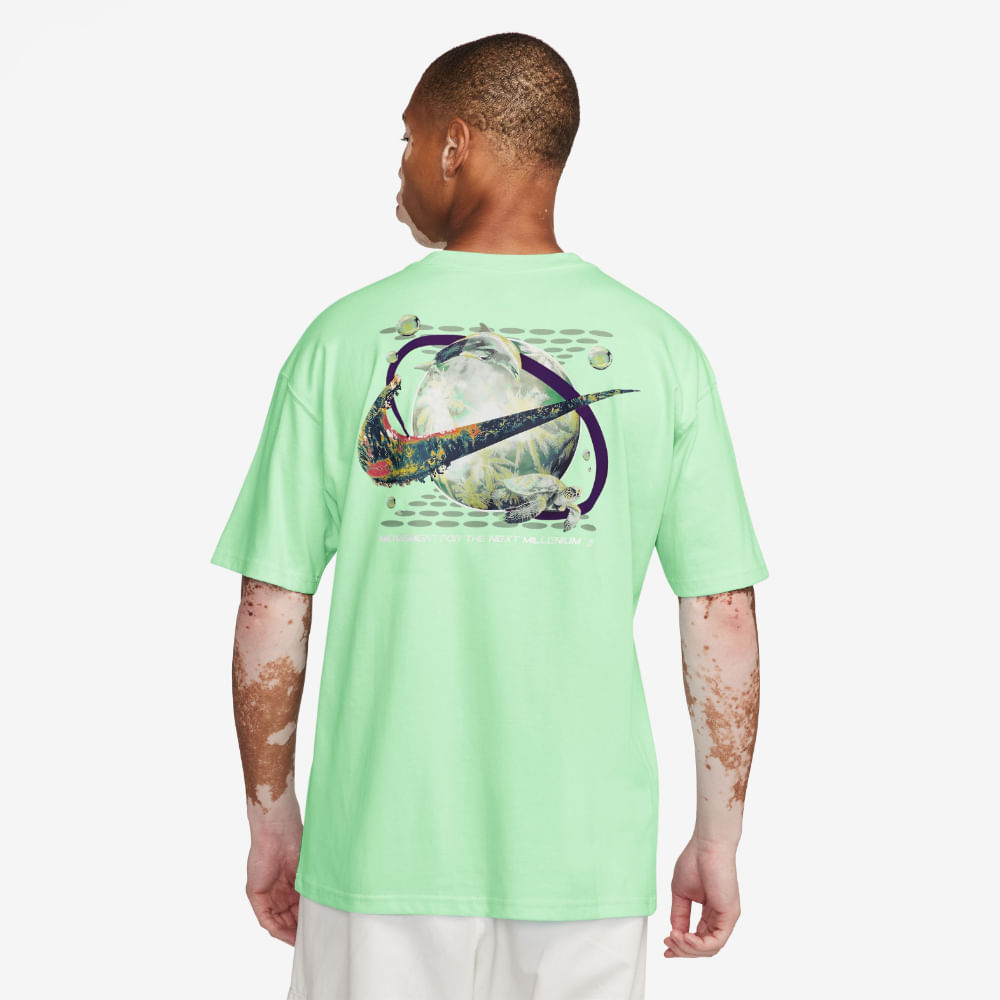 Nike M Nsw Tee M90 Oc Graphic Pk4 Camiseta Verde De Hombre Para Moda