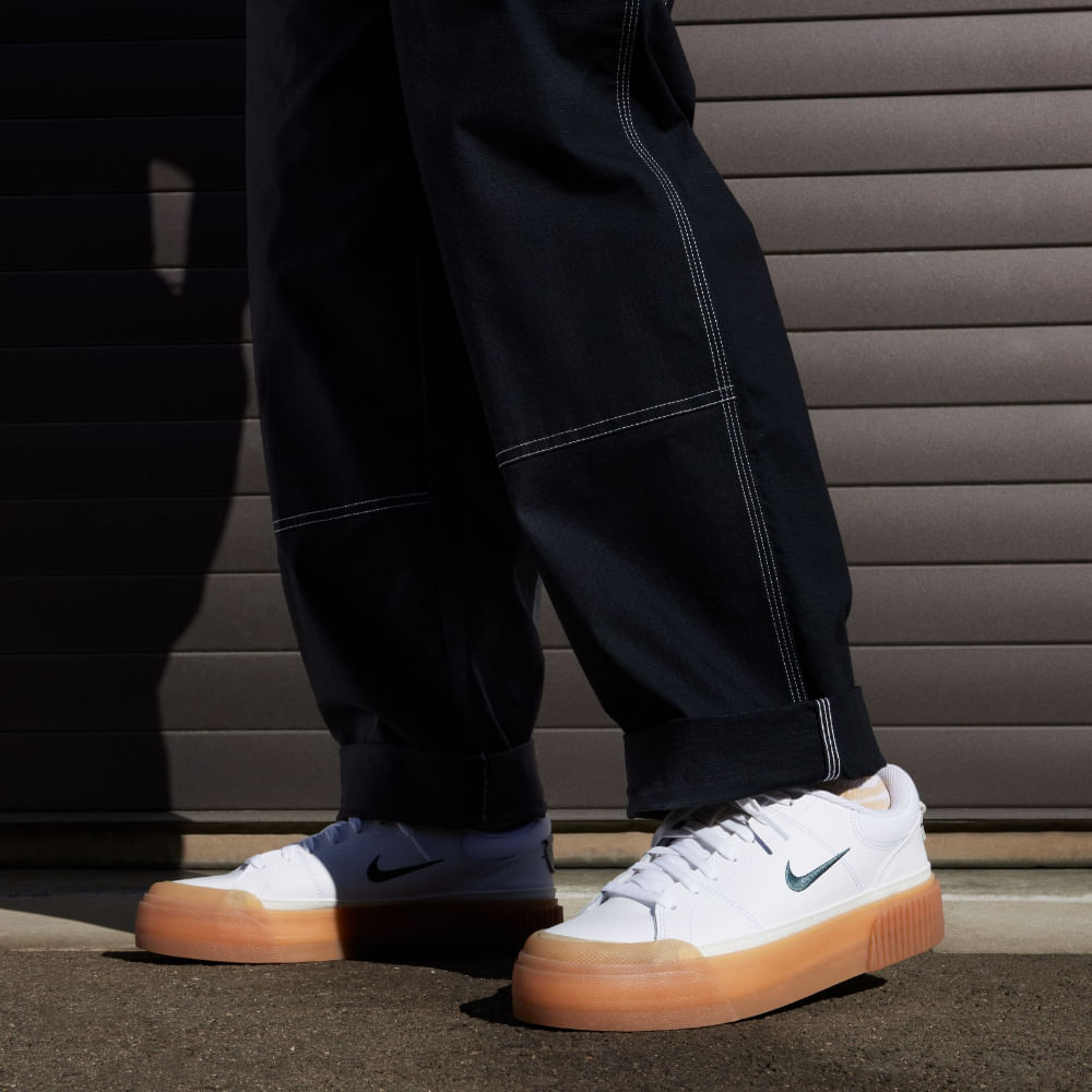 Nike Wmns Court Legacy Lift Tenis Blanco De Mujer Para Moda