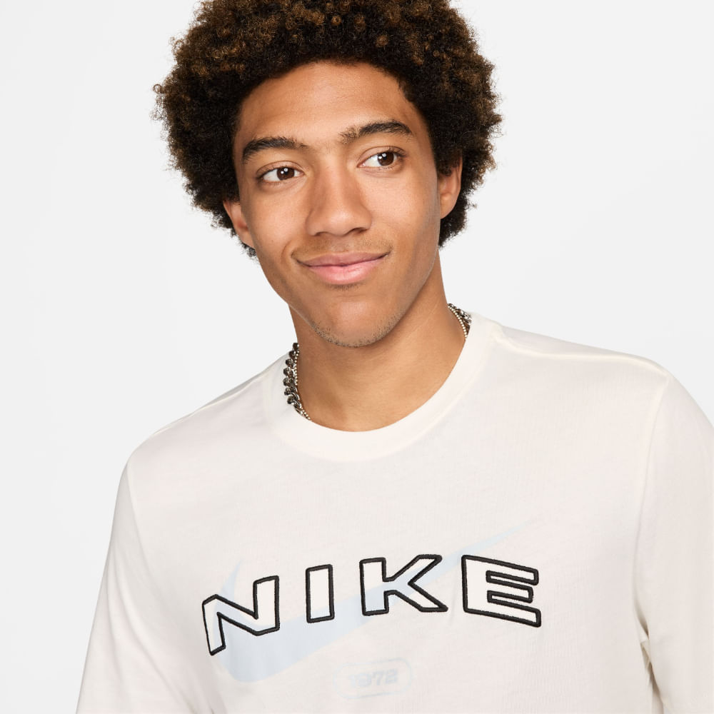 Nike M Nsw Tee Club Ssnl Hbr Camiseta Blanco De Hombre Para Moda
