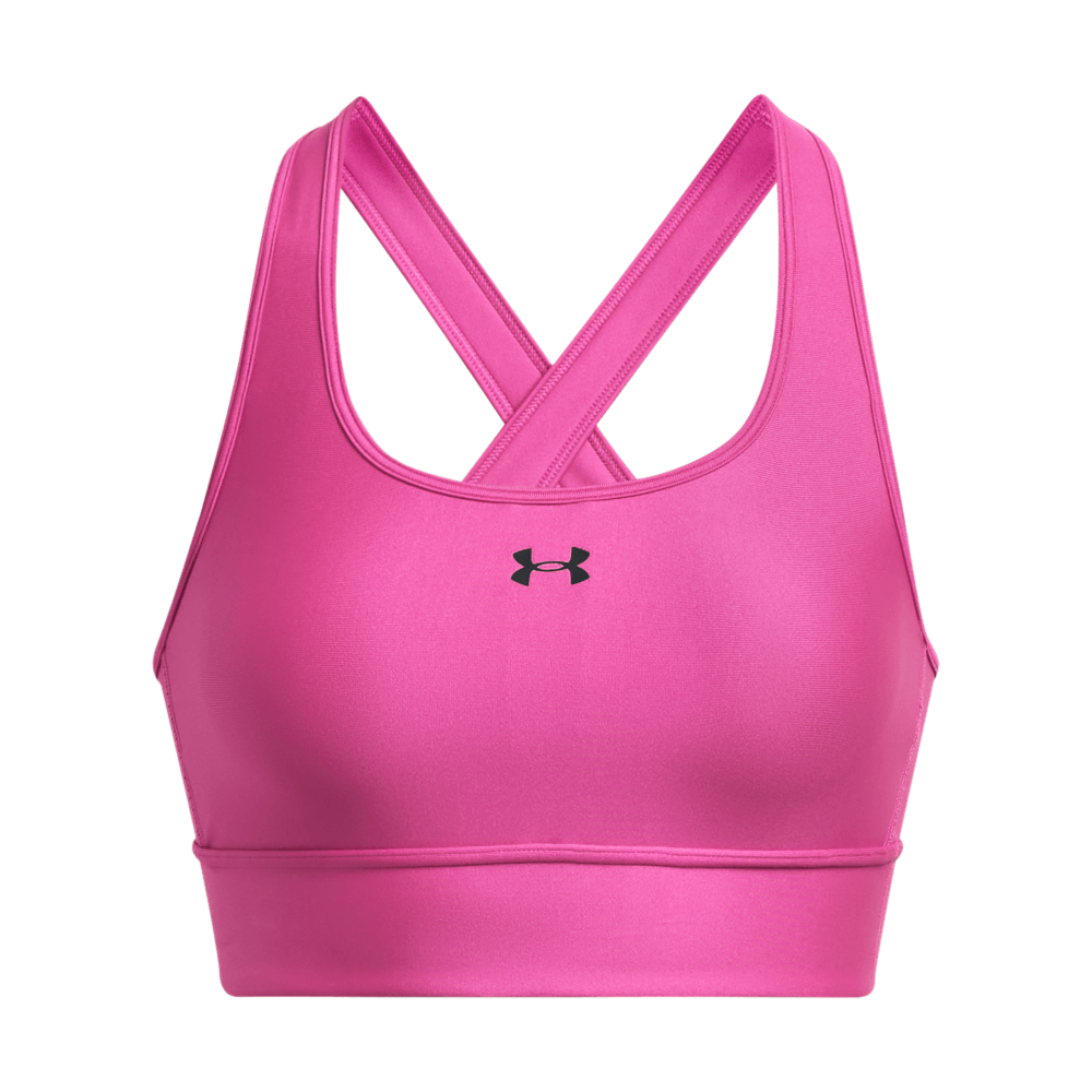 Under Armour Crossback Longline  Top De Alto Impacto Negro De Mujer Para Entrenamiento