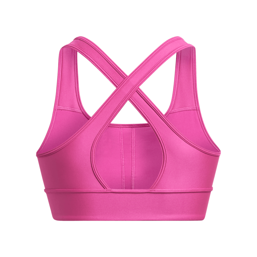 Under Armour Crossback Longline  Top De Alto Impacto Negro De Mujer Para Entrenamiento