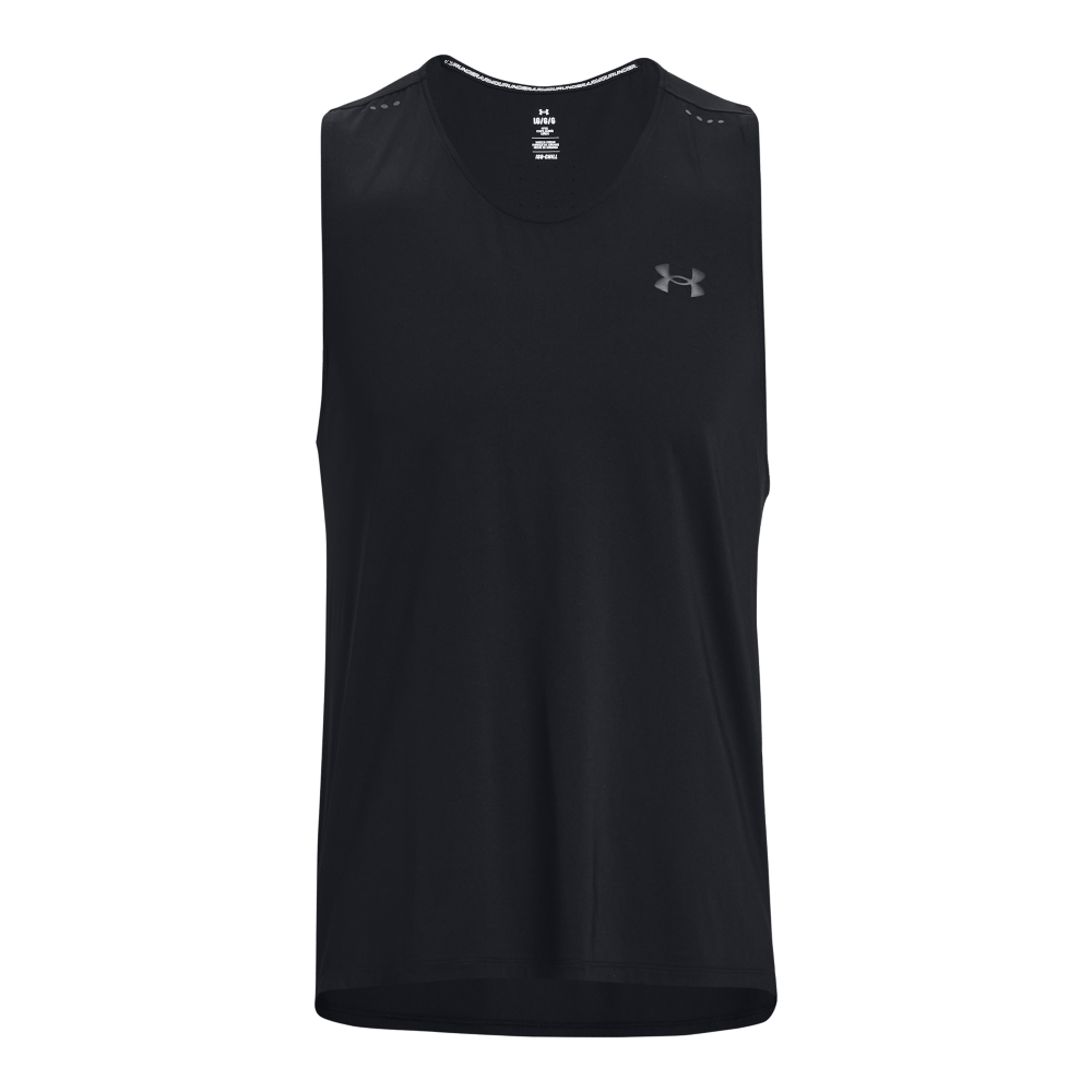 Under Armour Iso-Chill Laser Sing Camiseta Negro De Hombre Para Correr