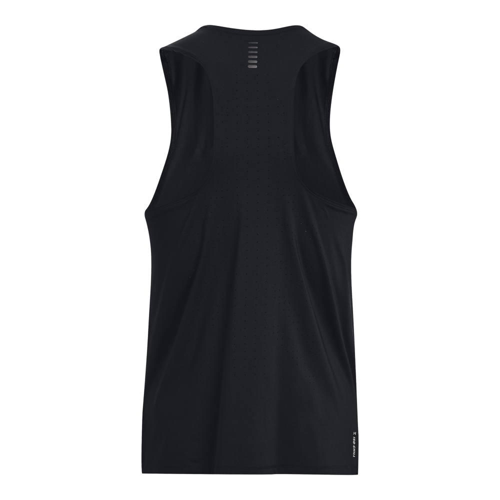 Under Armour Iso-Chill Laser Sing Camiseta Negro De Hombre Para Correr
